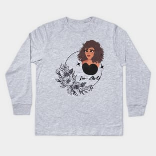 Leo Girl Kids Long Sleeve T-Shirt